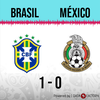 Logo Gol de Brasil: Brasil 1 - México 0 - Relato de @beINSPORTS