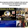 Logo Visita el estudio de Leones en Accion el Gobernador electo perido 2016/2017 Leon Luis Mariani