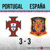 Logo Gol de Portugal: Portugal 3 - España 3 - Relato de @oriental770