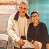 Logo Norma Rojas en Radio Rivadavia Rosario junto a Antonio Capriotti