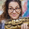 Logo "El jazz es un lenguaje mundial, no está en un idioma u otro, es universal " Yamile Burich