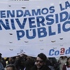 logo Universitarios de paro y jornada de protesta con clase pública