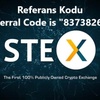 logo STEX 25% discount. Brotherhood Referral Code is “83738263”.