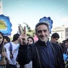 Logo  "La Argentina necesita cambiar de rumbo" Andrés Larroque por Radio Rebelde