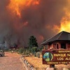 Logo Incendio en Parque Nacional Los Alerces | José Mazzei 
