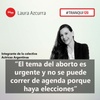 Logo #ActricesArgentinas | Laura Azcurra: "Necesitamos conquistar el derecho al aborto"