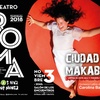 Logo "No vuelven más" recomienda Ciudad Makabra: este sábado 3 de noviembre en el Teatro Roma