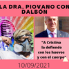 Logo La Dra Piovano con Gregorio Dalbón  10/09/2021