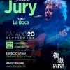 Logo Luciana Jury en Vayan a laburar anunciando su concierto en La Boca