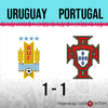 Logo Gol de Portugal: Uruguay 1 - Portugal 1 - Relato de @carve850