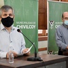 Logo Intendente Britos/Dr.Caprara INFORME SEMANAL COVID CHIVILCOY 16% DE DESCENSO 