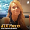logo Alejandra Falco entrevistada por Claudia Bonato (Programa A LA VUELTA, Radio 2)