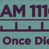 Logo Radio Municipal, municipales tenían que ser....aunque no era "LA 1110", en esos años era"AM 710"...