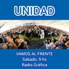 Logo Vamos Al Frente. Programa 22/03/2025.