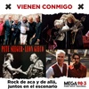 Logo #VienenConmigo - Figuras del Rock tocando con artistas internacionales