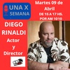 Logo Com. Telefónica con  Diego Rinaldi, Actor y Director