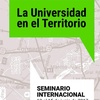 Logo Seminario Internacional "La Universidad en el Territorio" del 12 al 15 de junio. 