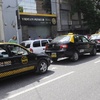 Logo Mañana habrá taxis: "nosotros no estamos de acuerdo con Moyano y estos paros turísticos, por eso no 