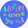 Logo #AdoptenNiñesGrandes en Muy Sábado de LV10 de Mendoza