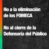 Logo "Si se apruba la Ley Ómnibus cientos de medios comunitarios pueden cerrar". Juan Delú.