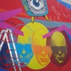 Logo Murales del Rock en Morón "El Ojo Blidado" - Sumo - Matías de Brasi en Imaginación es Poder 93.9