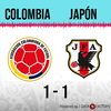 Logo Gol de Colombia: Colombia 1 - Japón 1 - Relato de @Continental590