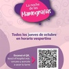 Logo La Noche de las Mamografías todos los jueves de octubre 