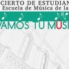 Logo Ciclo de conciertos de estudiantes de la Escuela de Música de la Facultad de Humanidades y Artes.