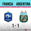 Logo Gol de Argentina: Francia 1 - Argentina 1 - Relato de @Sol