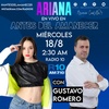 Logo Entrevista a Ariana - programa "Antes del amanecer" - Radio 10 - Miércoles 18.08.2021