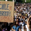 Logo Plebiscito en Chile: el pueblo vota la reforma de la Constitución que rige desde la dictadura