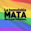Logo  BASTA de HOMOFOBIA en Latitud Gay