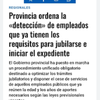 Logo Chubut: acerca del Decreto 795/25 para jubilar empleados