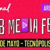 Logo Florencia Lendoio entrevista a Jose Luis Mazza , Productor General del evento Club Media Fest.
