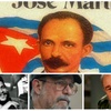 Logo Fidel, El Che y Silvio Rodríguez recuerda a JOSE MARTI a 124 años de su caída luchando por libertad