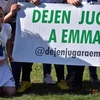 Logo Fútbol Para Todes: Dejen jugar a Emma