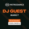 Logo Manu F en Metrodance tributo en los redondos