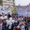Logo  Docentes rechazan el aumento por decreto y advierten por posibles paros
