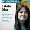 Logo Entrevista a Estela Díaz (Enfoque Radio)