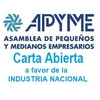 Logo Carta Abierta de APYME en favor de la Industria Nacional
