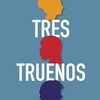 Logo Tres truenos, de Marina Closs, recomendado por Abrí Mundos en NELQP