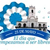 Logo "25 de mayo...Viva la patria carajo"