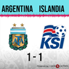 Logo Gol de Islandia: Argentina 1 - Islandia 1 - Relato de @carve850