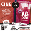 Logo Cine en el Barrio en La Casa Invita - Ni un pibe menos
