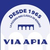 Logo Via Apia - Celia mamá de Messi - Crítica de Claudio (Agua y harina) pizzería