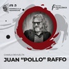Logo Juan Pollo Raffo. Música y palabra