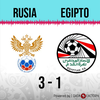 Logo Gol de Egipto: Rusia 3 - Egipto 1 - Relato de @rotananet