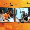 Logo Recuerdo del paso del Gorrion de la TOM WESO . por el  Descanso de Radio Simphony en San Isidro.