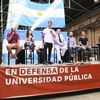 Logo Julian Álvarez intendente electo de Lanús dijo presente en la UNLa. #UniversidadGratuita