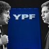 Logo YPF. Usan nuestro petróleo para ensobrar a quienes lo entregan.